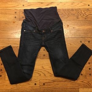 H&M MAMA Dark Wash Maternity Skinny Jeans Size 8